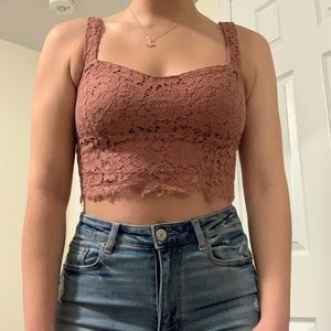 Dynamite lace corset top